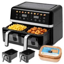 frytkownica-beztluszczowa-dwukomorowa-pozioma-10l-air-fryer-2800w-10-trybow