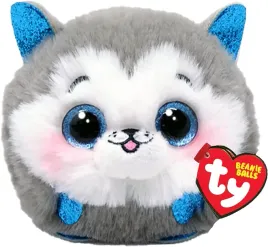 pluszak-ty-beanie-balls-kulka-puffies-piesek-husky-slush