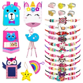 zestaw-do-szycia-dla-dzieci-filcowy-wyszywanki-bransoletki-pierscionki-diy