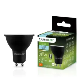 zarowka-led-gu10-3w-25w-270lm-6500k-zimna-120-czarna-premium-lumiled