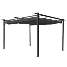 pergola-tarasowa-zadaszenie-tarasu-3x4m-altana-ogrodowa-szara-metalowa