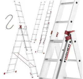 drabina-aluminiowa-3x8-higher-pro-tuv-gratis