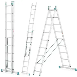 premium-drabina-2x9-markowa-uniwersalna-428cm-ultra-wytrzymala