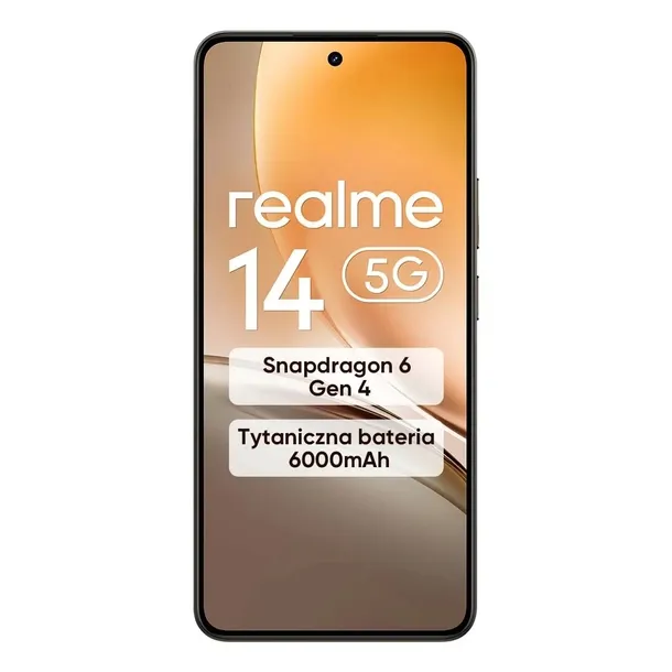 Smartfon realme 14 5G 8 GB / 256 GB Dual SIM NFC Brązowy Storm Titanium