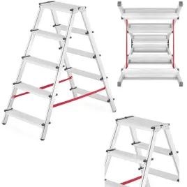 premium-drabina-domowa-drabinka-schodki-dwustronna-2x5-125kg-310cm-lekka