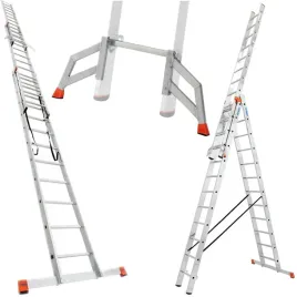 premium-drabina-drabinka-aluminiowa-3x14-109m-krause-150kg-ultra-mocna