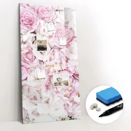do-domu-magnesy-tablica-magnetyczna-do-nauki-gratisy-kwiaty-roze-60x120-cm