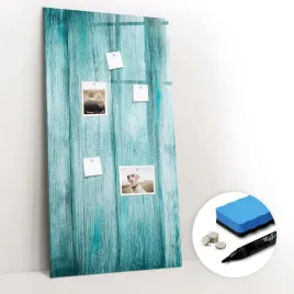 nad-biurko-tablica-magnetyczna-do-domu-magnesy-niebieskie-drewno-60x120-cm