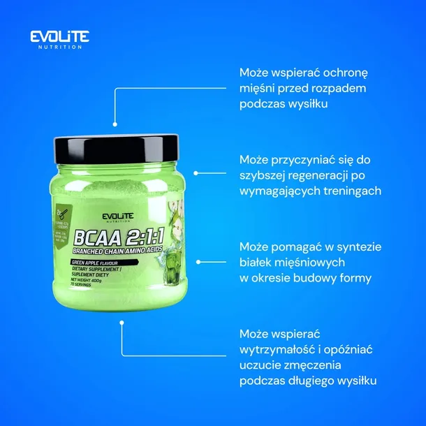 evolite-bcaa-2-1-1-400-g