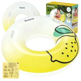 kolo-do-plywania-do-100kg-bestway-kolko-kolo-dmuchane-mocne-cytryna-114cm