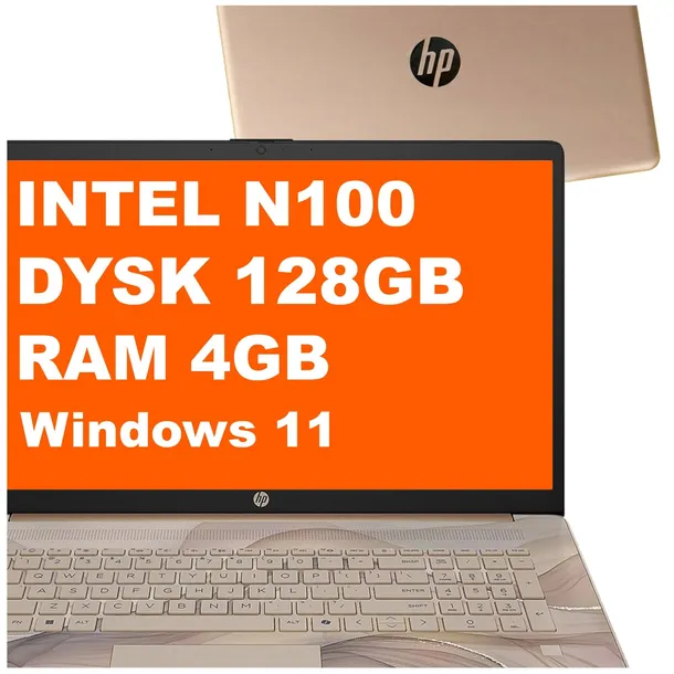 Laptop HP 17-cn3164ds / BS6W5UA / Intel N100 / 4GB / 128GB UFS / Intel UHD