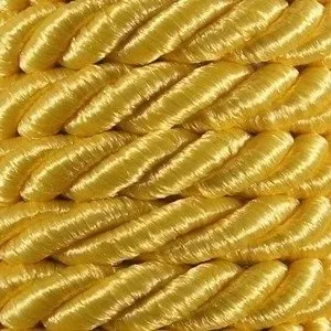 Sznur ozdobny dekoracyjny pomarańczowy 7mm/20m 104 FI-7