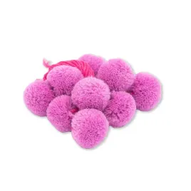 pompony-dekoracyjne-sznurek-rozowy-20mm-10szt-fr2751