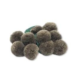 pompony-dekoracyjne-sznurek-zielony-20mm-10szt-n6359