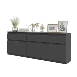 zestaw-dwoch-komod-120-80-antracyt-5-szuflad-5-drzwi-5-polek-200-cm