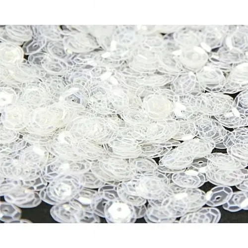Cekiny 6mm przeźroczysty k.001 15g