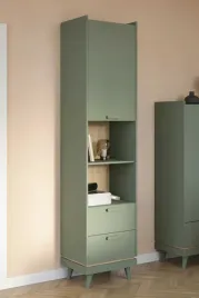 regal-scandi-szerokosc-50-cm-zgaszona-zielen-dab-jednodrzwiowy-2-szuflady