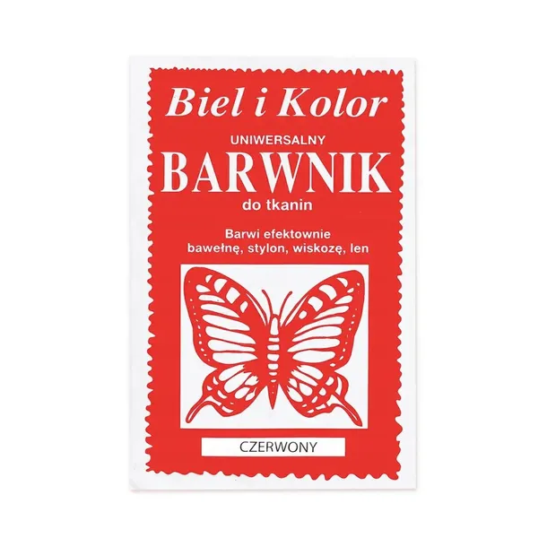 Barwnik do tkanin 10g Czerwony