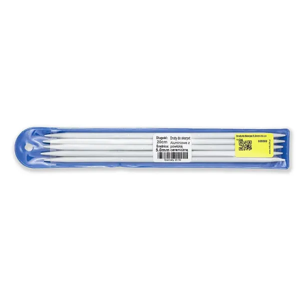 Druty do robienia na drutach 5,0mm 20 cm op/5szt