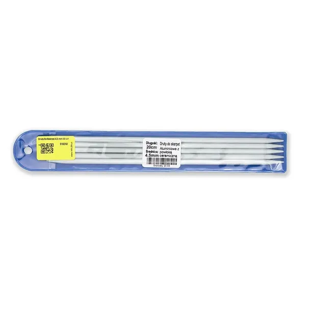 Druty do robienia na drutach 4,5 mm 20 cm op/5szt