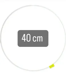 obrecz-lapacz-snow-40cm-biale
