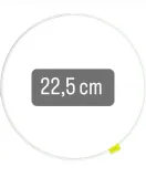 obrecz-lapacz-snow-225cm-biale