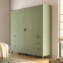 szafa-scandi-szerokosc-190-cm-zgaszona-zielen-dab-czterodrzwiowa-6-szufla
