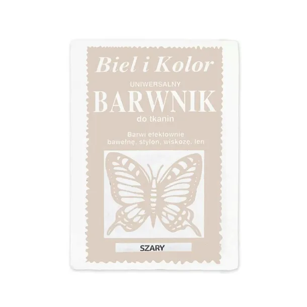Barwnik do tkanin 10g Szary