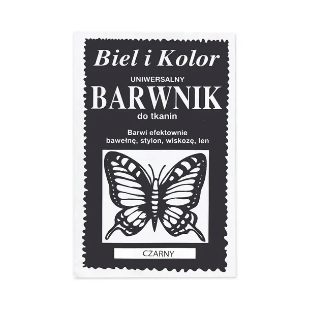Barwnik do farbowania malowania tkanin odświeżania ubrań czarny 10 g