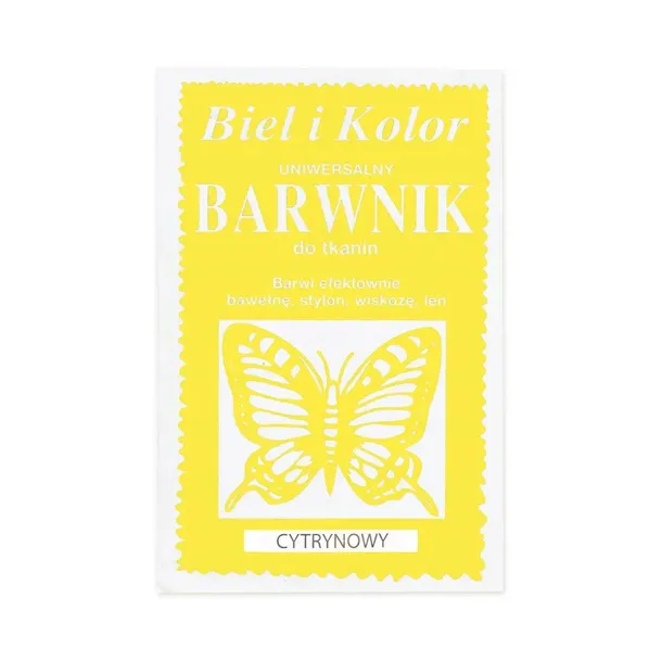 Barwnik do tkanin Cytrynowy 10 g