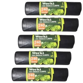 worki-na-smieci-ldpe-240l-mocne-wytrzymale-eko-czarne-zestaw-5-x-5-szt