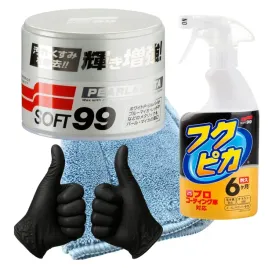 soft99-pearl-and-metallic-wax-quick-detailer-mikrofibra-zestaw