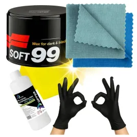 wosk-soft99-darkandblack-wax-ciemne-lakiery-2x-mikrofibra-ipa-zestaw