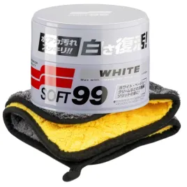 soft99-white-wax-300g-do-bialego-lakieru-mikrofibra-800g