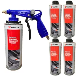 5x-baranek-ochronny-do-podwozi-czarny-1kg-wurth-pistolet-z-regulacja