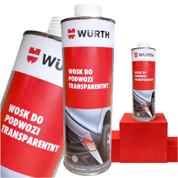 WOSK DO KONSERWACJI PODWOZI BEZBARWNY TRANSPARENTNY OCHRONA 1000ML WURTH