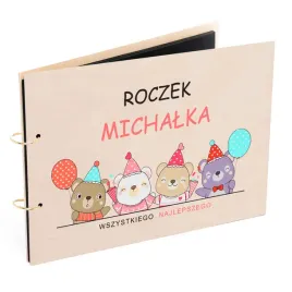 personalizowany-foto-album-prezent-narodziny-dziecka-roczek-pamiatka