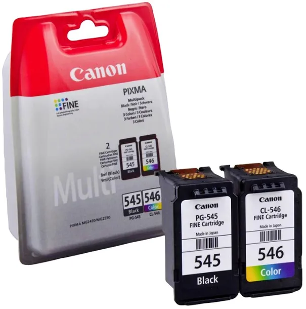 Oryginalne tusze Canon PG-545 CL-546 MG2550 TS3350