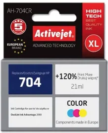 tusz-xl-activejet-704-do-hp-2060-kolor