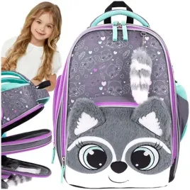 plecak-szkolny-dla-dziewczynki-bambino-premium-lekki-racoon-pluszowy-szop