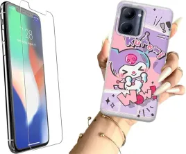 etui-na-telefon-realme-c33-wzory-anime-krolik-kuromi-szklo