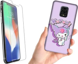 etui-na-telefon-xiaomi-redmi-note-9-pro-wzory-anime-krolik-kuromi-szklo