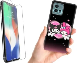 etui-na-telefon-motorola-moto-g72-wzory-anime-krolik-kuromi-szklo