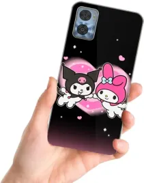 etui-na-telefon-motorola-moto-e22-wzory-anime-krolik-kuromi