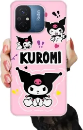etui-na-telefon-xiaomi-redmi-12c-wzory-anime-krolik-kuromi