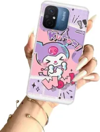 etui-na-telefon-xiaomi-redmi-12c-wzory-anime-krolik-kuromi
