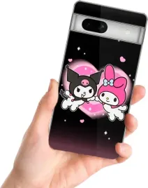 etui-na-telefon-google-pixel-7a-wzory-anime-krolik-kuromi