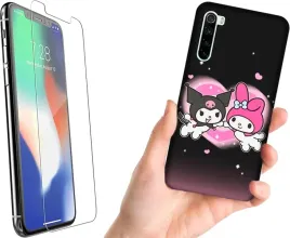 etui-na-telefon-xiaomi-redmi-note-8t-wzory-anime-krolik-kuromi-szklo