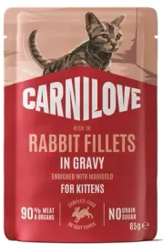 carnilove-cat-kittens-pouch-gravy-rabbit-85g