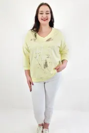 bluza-damska-z-nadrukiem-perfekt-zolta-xl